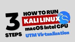 How to Install Kali Linux in UTM macOS Intel CPU