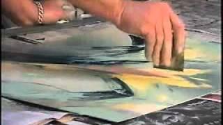 ARTINQUIRY/Art of the Monoprint Artist Bob Boreman creates Art with Gail Grover