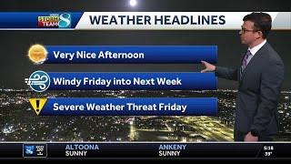 Iowa weather: Nice weather continues until storm chances Friday