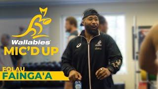 Hilarious Wallabies gym session with Folau Fainga'a | Mic'd Up