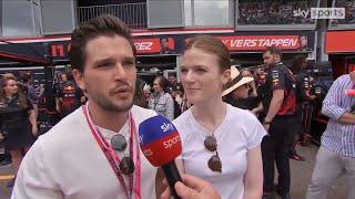 Kit Harington and Rose Leslie at the Grand Prix in Monaco in May 2022 | Video compilation 