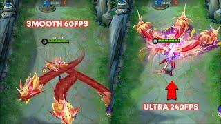 Smooth Graphics [60FPS] Vs Ultra Graphics [240FPS] - Mobile Legends