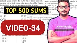  TOP-500 SUMS VIDEO-34  EXPLANATION VIDEO KRISHOBA ACADEMY 