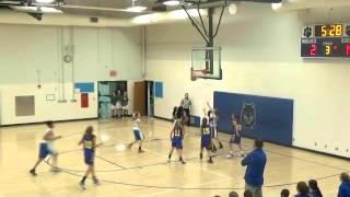 Gahanna Middle School East 7th Grade Girls Basketball Ally VanHorssen 12-8-15