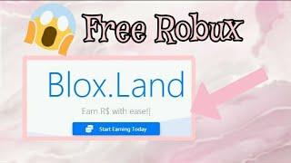 How to earn free Robux 2023/ Blox.land