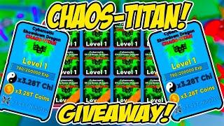 ️Ninja Legends ️ GIVEAWAY BEST Chaos-Titan 200 PETS 