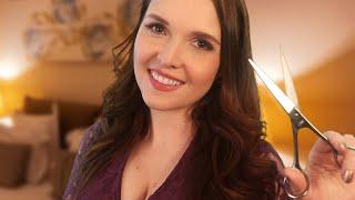 ASMR Girlfriend Gives You a Haircut roleplay || soft spoken personal attention F4A