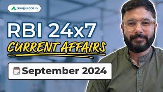 RBI Current Affairs | Finance Current Affairs | RBI 247 Anuj Jindal | RBI Grade B 2025 Preparation