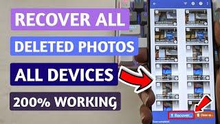 Recover deleted photos [easy fast] fix 2024 || how to restore deleted photos all devices 100%working