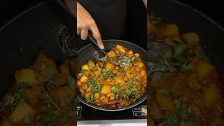 Aloo Soyabean Masala ASMR Cooking #shorts #cooking #asmr #recipe #crunchytreats #streetfood