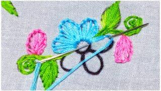 Easy Flower Designs।। Hand Embroidery।। Ah Embroidery 2.0