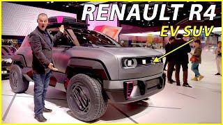 The iconic Renault R4 will return as an electric SUV! 4Ever Trophy motor show REVIEW