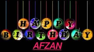 Afzan Name Happy Birthday to you Video Song Happy Birthday  Song With Names