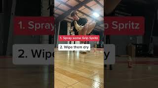 If you need better grip on your #basketballshoes, Grip Spritz will solve all your problems! #bball