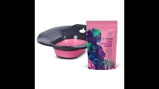 Black Yoni Steaming Seat with Yoni Steaming Herbs