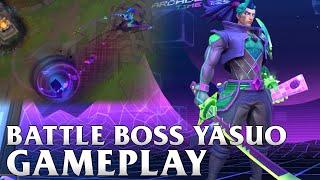 Battle Boss Yasuo Gameplay - WILD RIFT