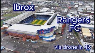 Ibrox Rangers Fc, 4k drone footage , Glasgow Rangers #djidrone