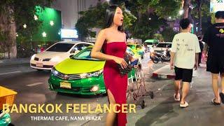 How is Thailand now? Bangkok Boom Boom Night Walk from Nana Plaza to Asok, Thermae Cafe 2024!