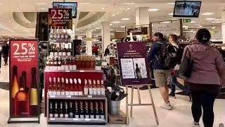 London, England, Waitrose Supermarket, Canary Wharf (4K HDR 60fps)