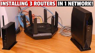 HOW TO CONNECT 2 ROUTERS IN 1 NETWORK -  HOME NETWORKING FOR  BEGINNERS 2024