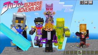 Jojo Bizarre adventure Stand Disc Addon/Mods For Minecraft PE! | Updates!! 20+ Stands