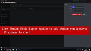 How to Set Stream Media Server with iVMS 4200