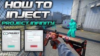 HOW TO INJECT PROJECT INFINITY (NEW LOADER!) PREMIUM & FREE CSGO CHEAT!