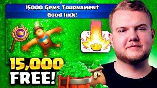 HOW TO WIN 15,000 GEMS IN CLASH ROYALE FOR FREE!