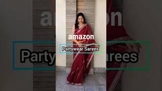 Amazon Partywear Sarees #partywearsaree #shorts #ytshorts #amazon
