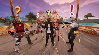 All 5 BOSSES MEET! #fortnite #rap