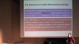 Alon Eden: The Competition Complexity of Auctions: A Bulow-Klemperer Result...