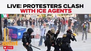 ICE Protest LIVE | Protesters Clash With ICE in LA Streets | Smoke, Sirens & Arrests | LA News LIVE