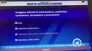 Alternanza scuola lavoro/ quiz di autovalutazione (modulo 7)