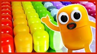 100 киндеров. 2 ЧАСТЬ. Живая капсула и конкурс. Kinder Surprise.