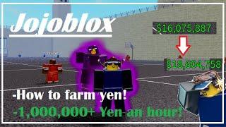 JojoBlox How to farm Money fast! | Jojo blox Farm cash fast! | Roblox