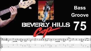 BEVERLY HILLS COP THEME (Um Tira da Pesada) How to Play Bass Groove Cover with Score & Tab Lesson