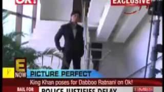 2010 Shah Rukh Khan Making of OK magazine cover with SRK