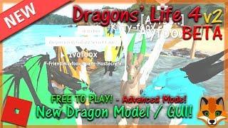 Roblox - New Dragons' Life 4 v2 BETA - New Dragon Model! #1 - HD