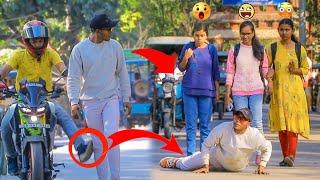 Accidentally Fall In Love With Twist  Amazing Reaction Prank Of Cute Girl  || @funkyyash