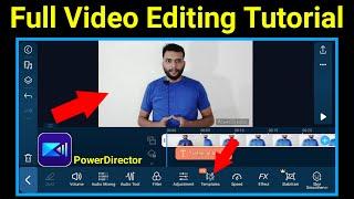 How to Edit video in Powerdirector | Power Diractor se Video Editing Kaise Kare