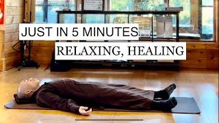 RELAXING - HEALING Body and Mind In Just 5 Minutes | Qigong For Beginners