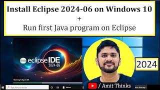 How to install Eclipse IDE 2024-06 on Windows 10