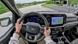 2024 Ford F-150 Powerboost Platinum - POV First Drive (Binaural Audio)