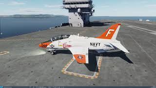 DCS - T45C Testflight with Carrier recovery