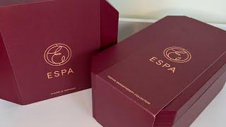 ESPA skincare and diffuser unboxing