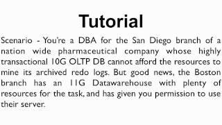Oracle LogMiner HowTo Guide