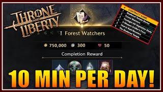 Super Fast & Easy Contracts (10 mins per day) 750k Sollant, 300 Coins, 400k Dew - Throne & Liberty