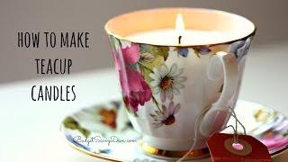 How to Make a Teacup Candle