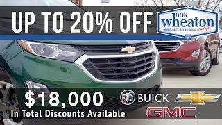 2018 Vehicle Discounts - SUV | Don Wheaton Chevrolet Buick GMC Cadillac