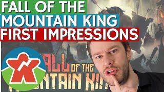 First Impressions! - Fall of the Mountain King Preview - Board Game